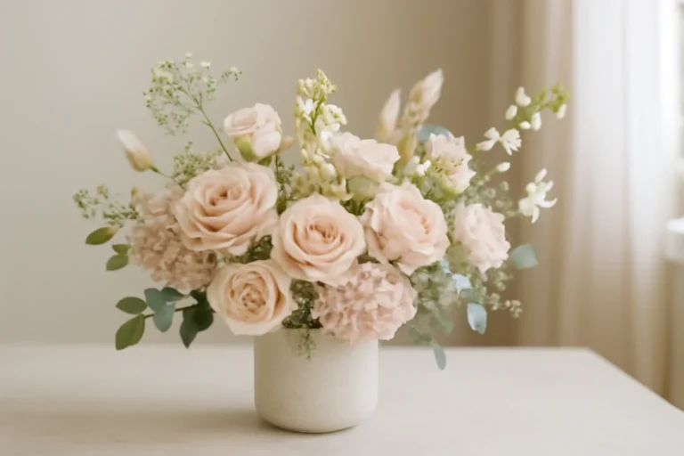 Handcrafted floral design representing how to choose sympathy flowers in ontario