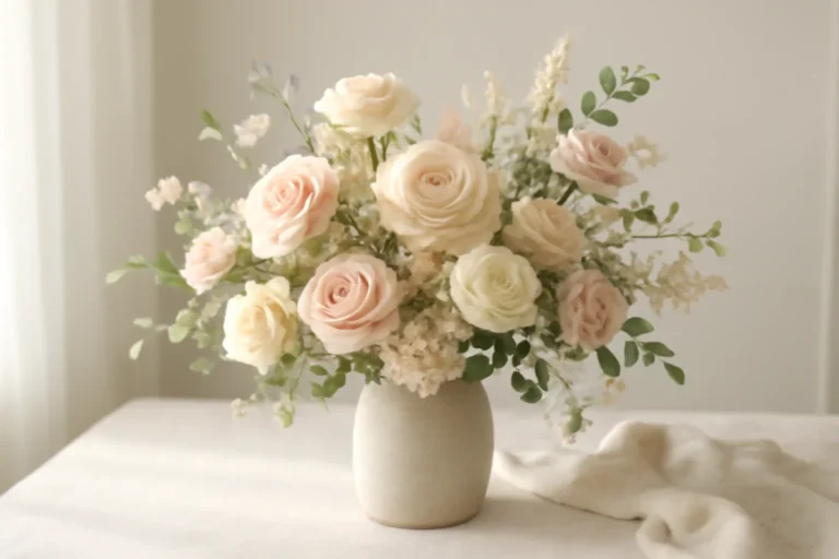 Handcrafted floral design representing last-minute flower gifts that still feel thoughtful