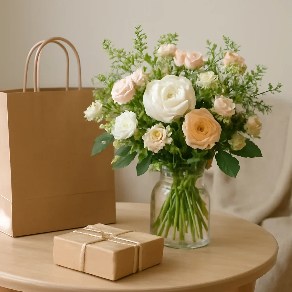 Editorial floral scene supporting what to send to a hospital patient in winchester