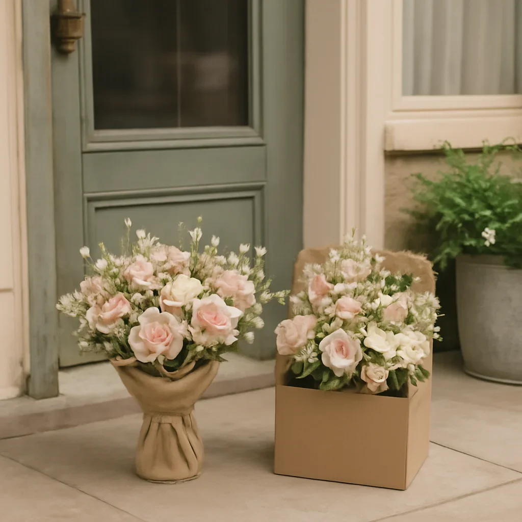 Fresh flowers styled for delivery and pickup in Local Florist Vs National Flower Delivery