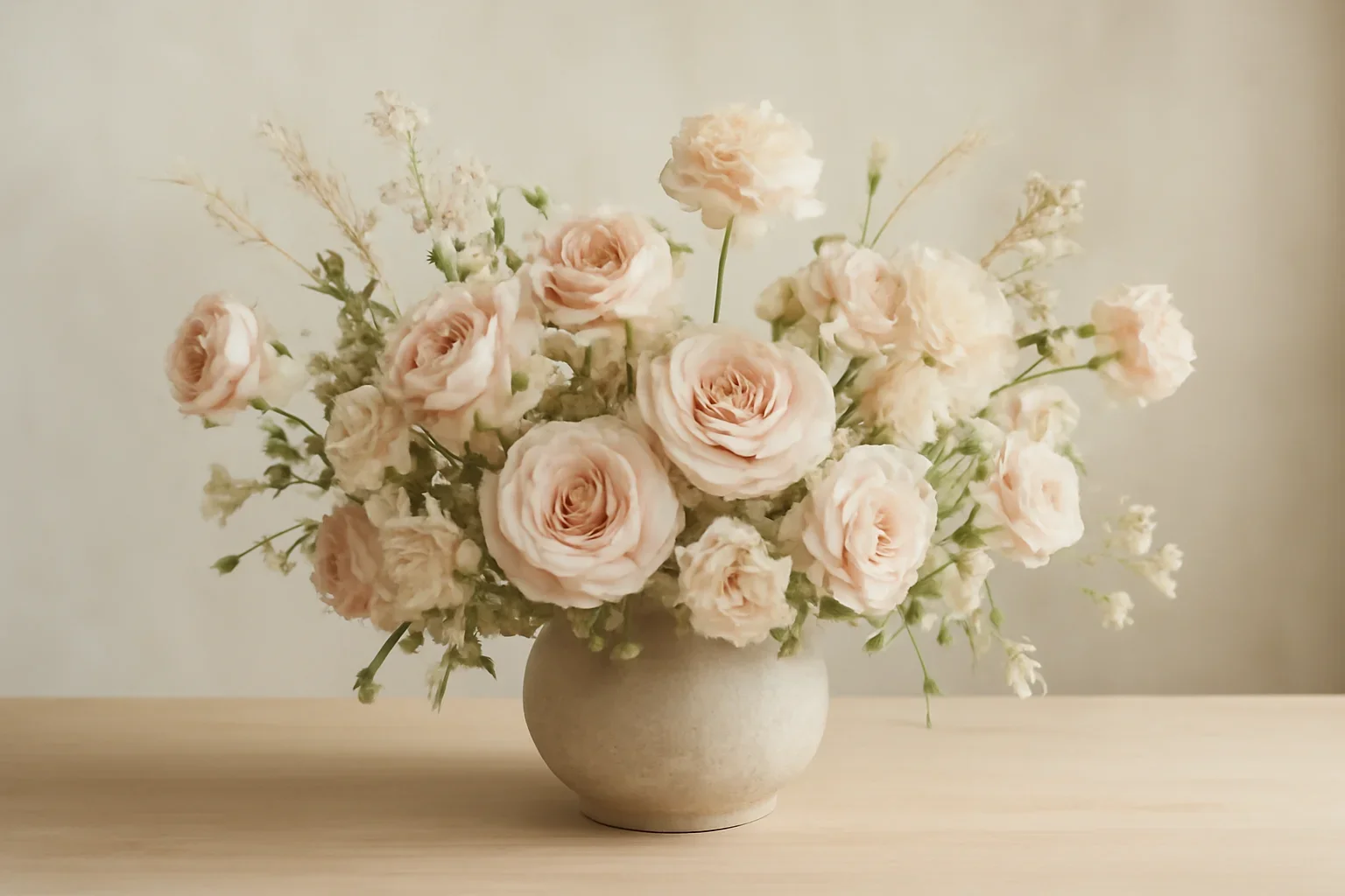 Handcrafted floral design representing flower delivery in finch, on