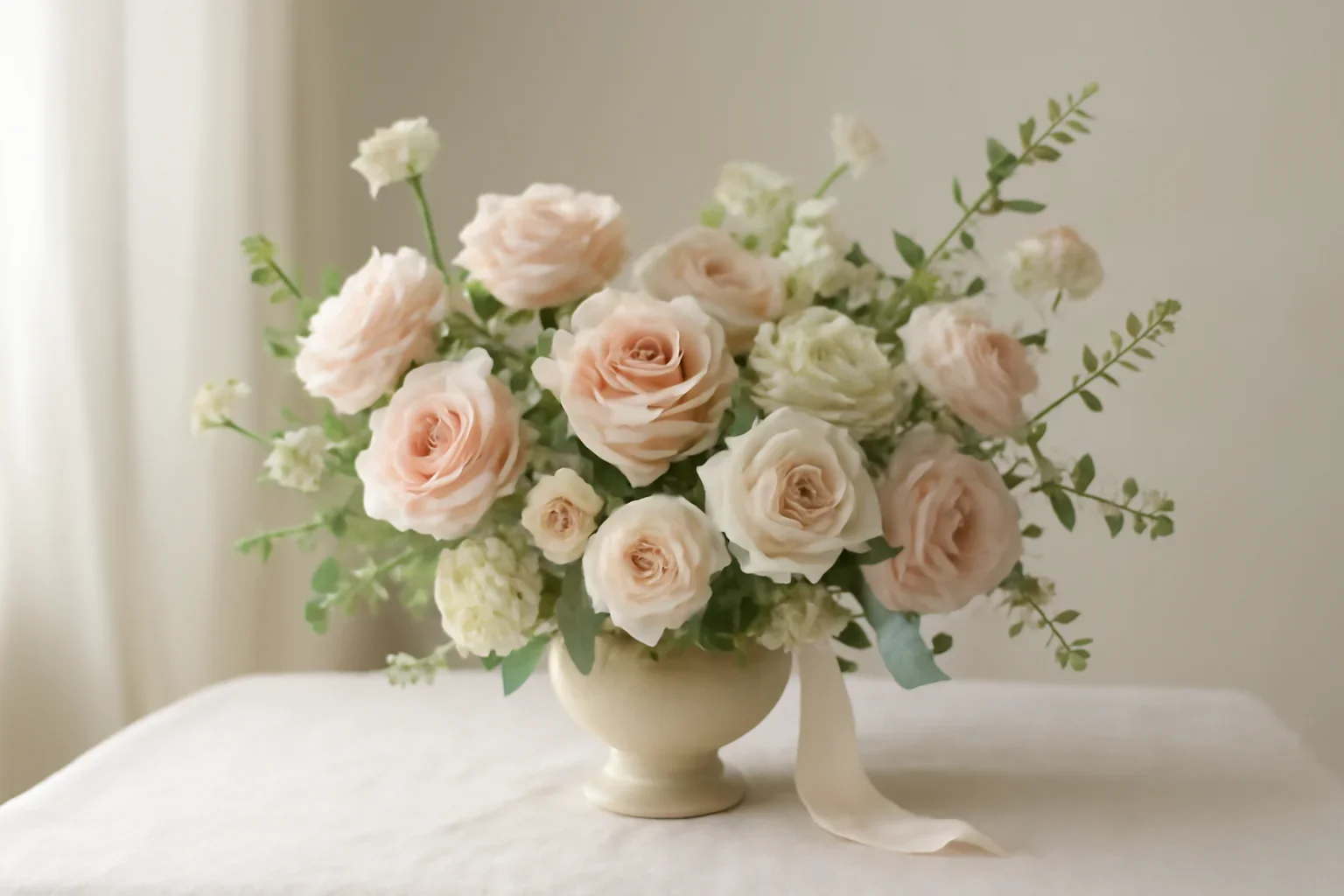 Handcrafted floral design representing local delivery & custom design