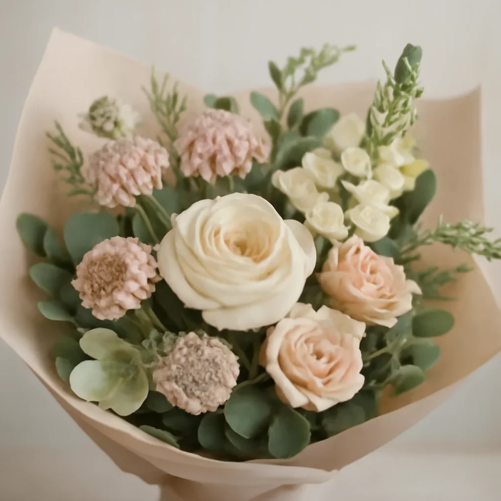 Seasonal flowers and design details related to local delivery & custom design