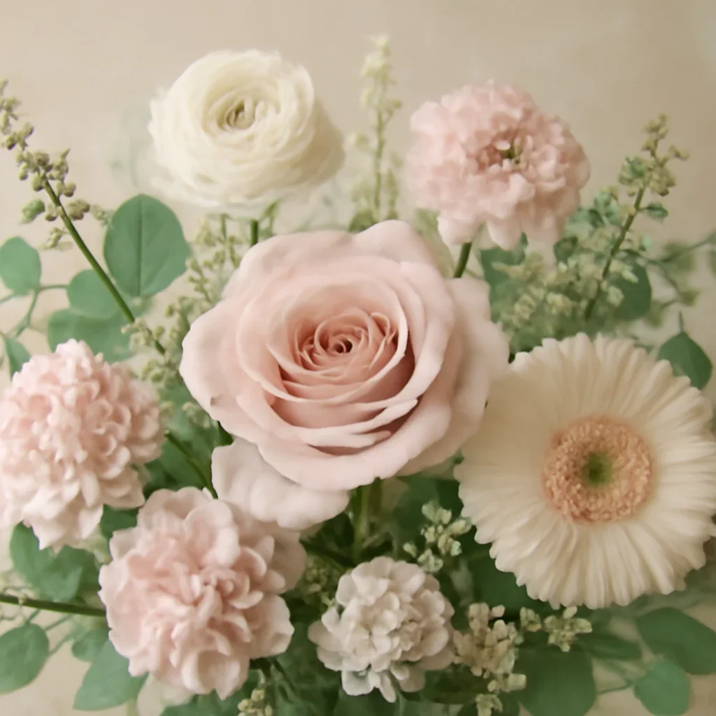 Seasonal flowers and design details related to why order from durant's flowers