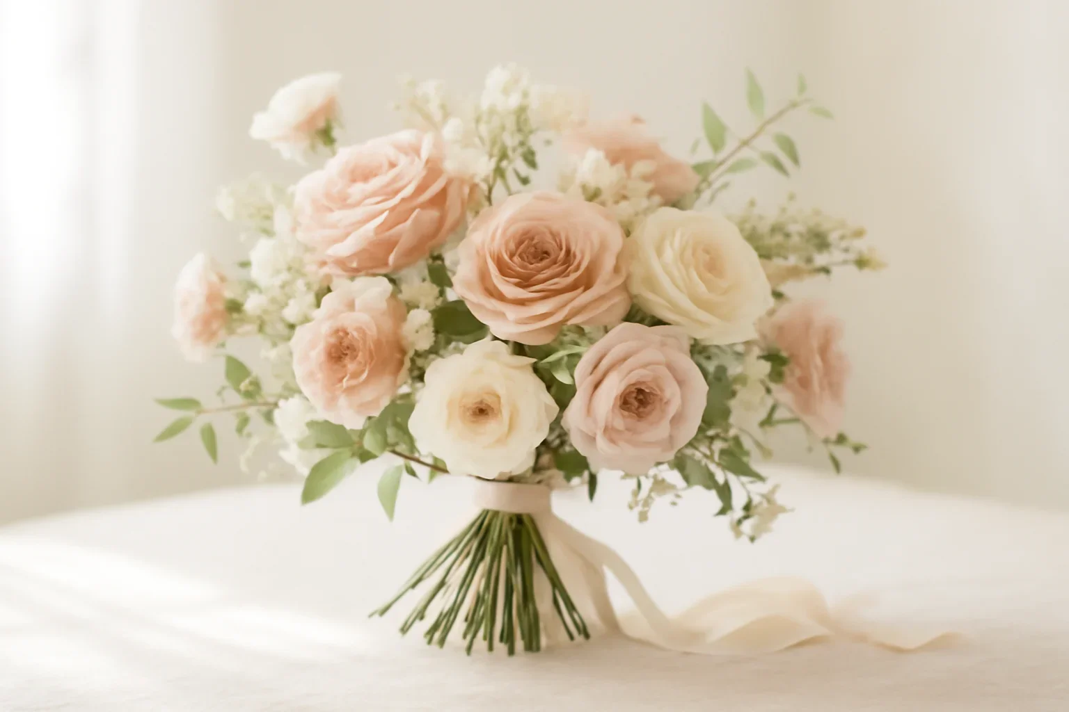 Handcrafted floral design representing anniversary flowers