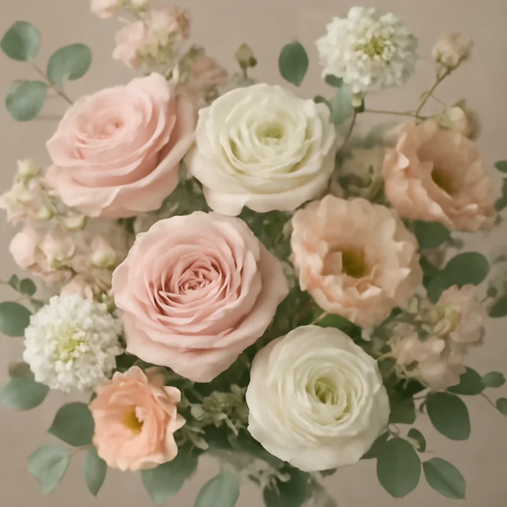 Seasonal flowers and design details related to congratulations flowers