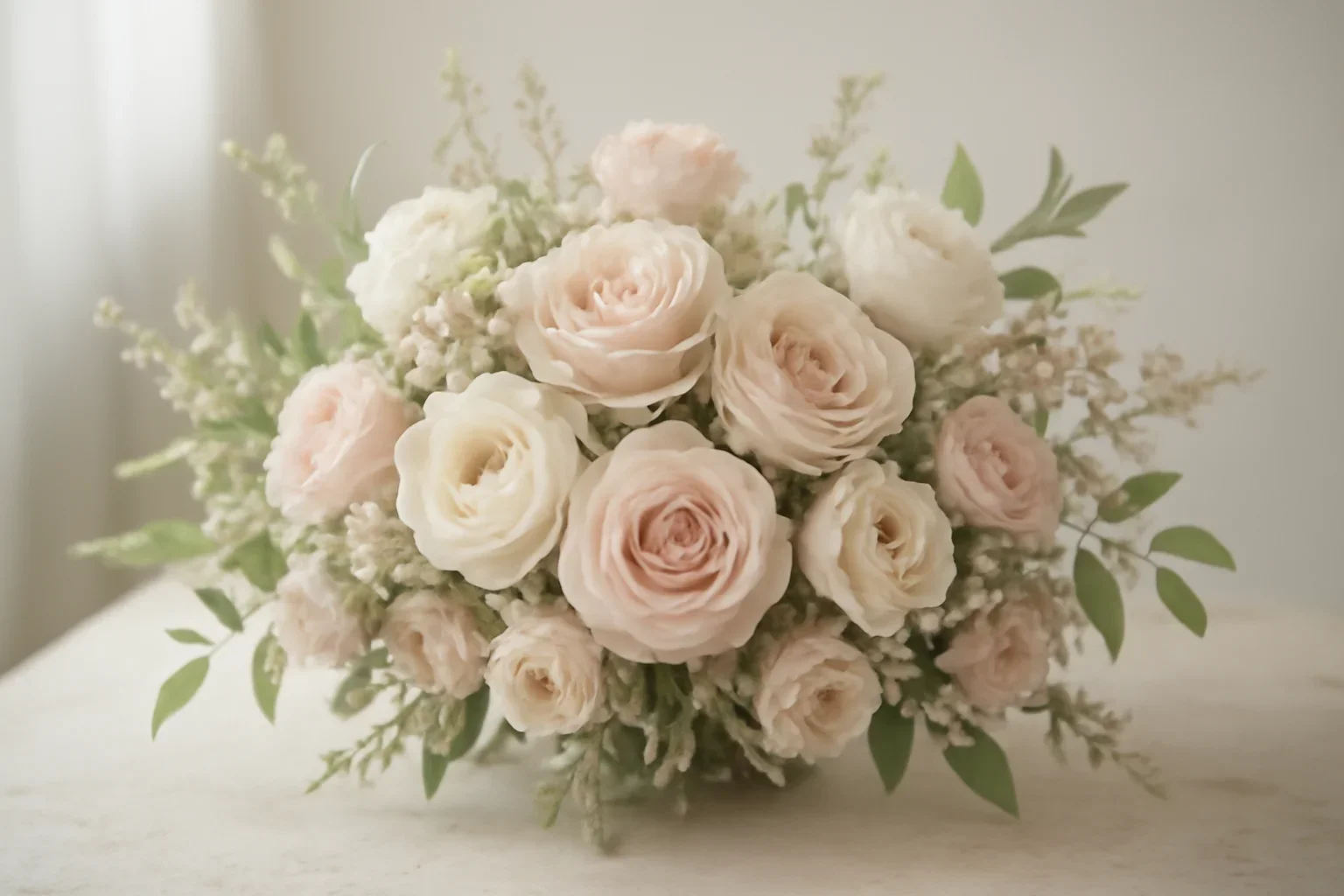 Handcrafted floral design representing funeral flowers