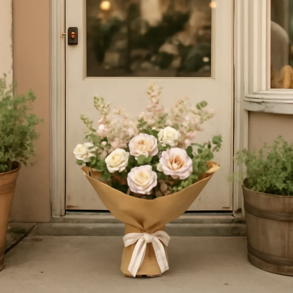Fresh flowers styled for delivery and pickup in New Baby Flowers