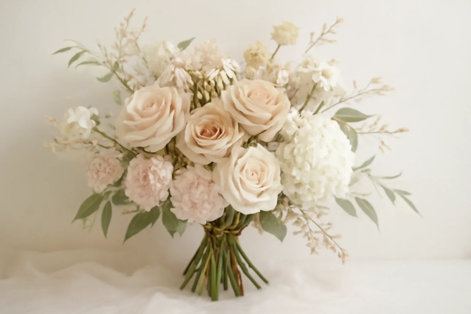 Handcrafted floral design representing sympathy flowers