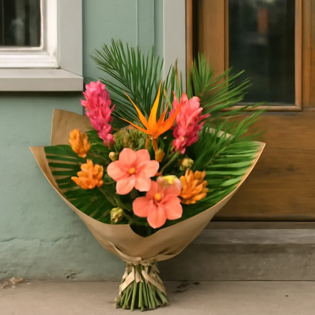 Fresh flowers styled for delivery and pickup in Tropical Arrangements