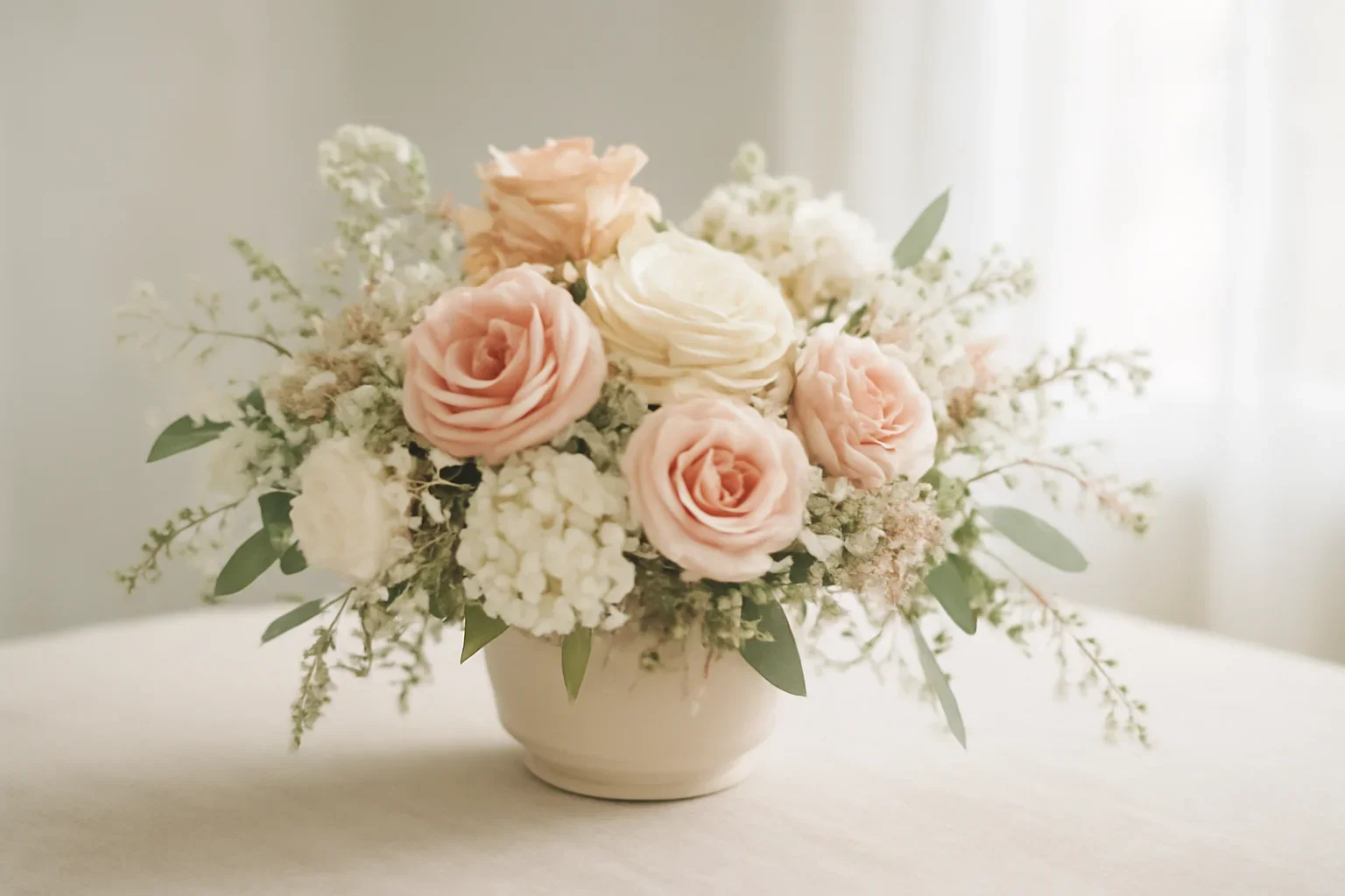 Handcrafted floral design representing funeral homes & memorial services