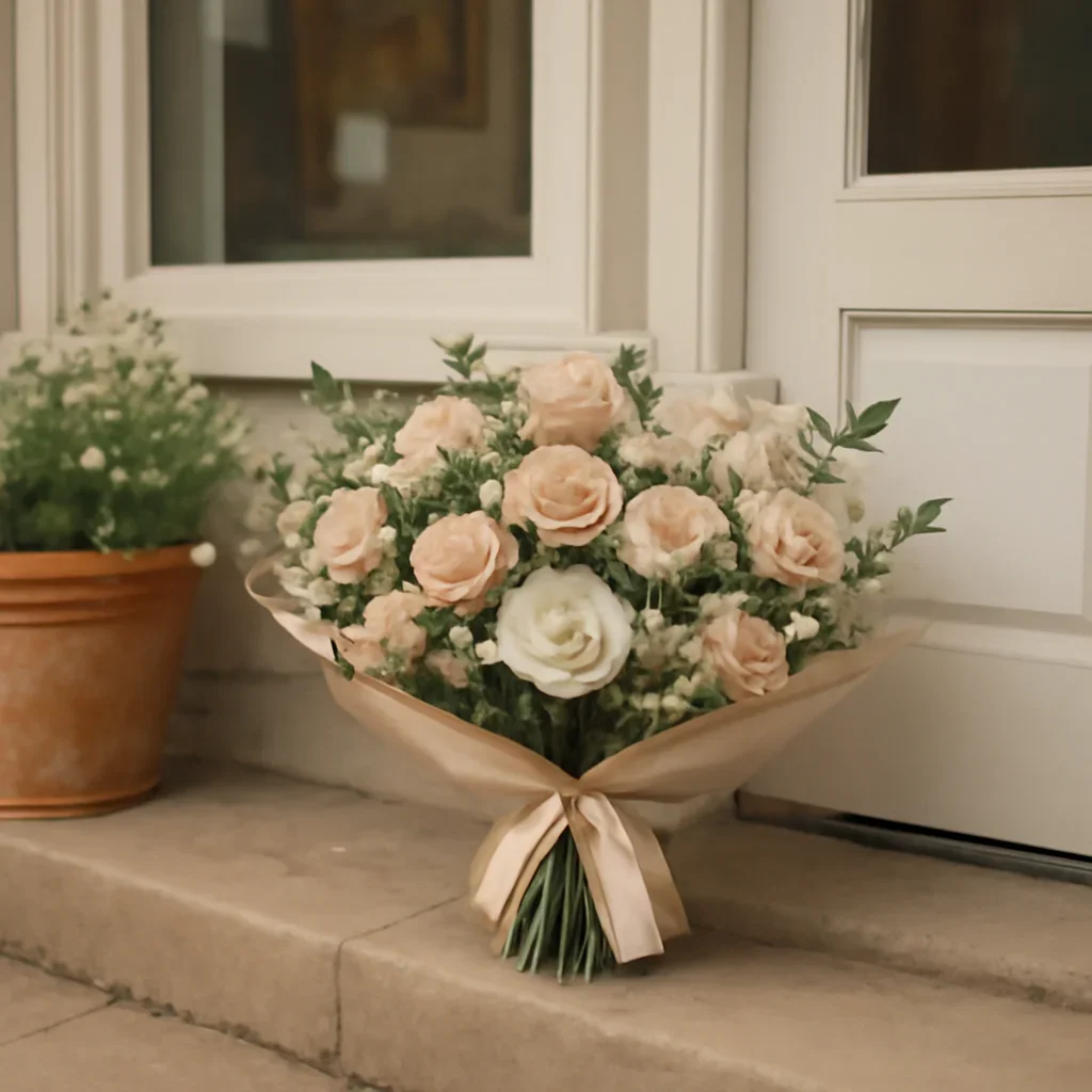 Fresh flowers styled for delivery and pickup in Wedding Venues
