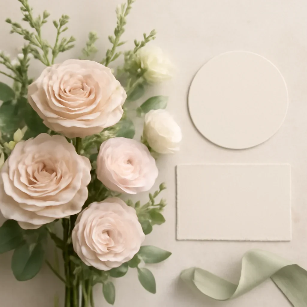 Seasonal flowers and design details related to pricing & delivery fees