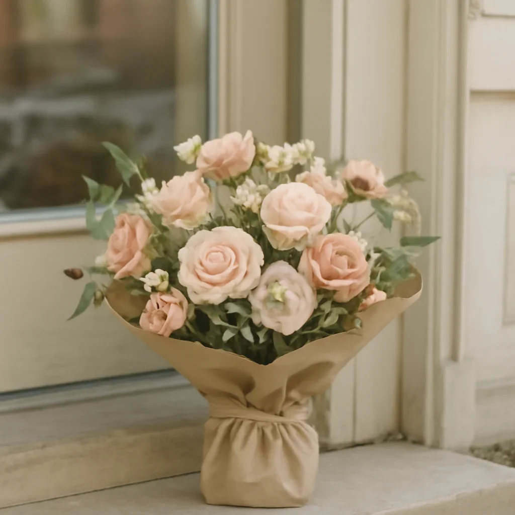 Fresh flowers styled for delivery and pickup in Solutions