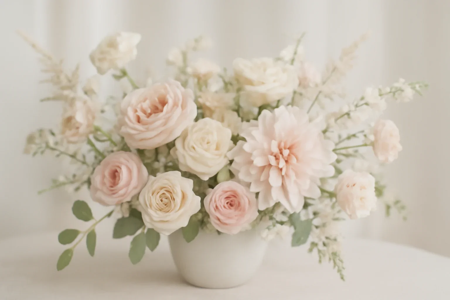 Handcrafted floral design representing weddings, events & sympathy solutions